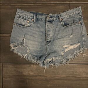 Loving Good Vibrations Cutoffs By Free People